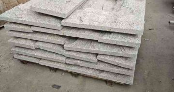 浙江芝麻白蘑菇石，自然面