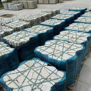 浙江黄金麻冰裂纹 碎拼