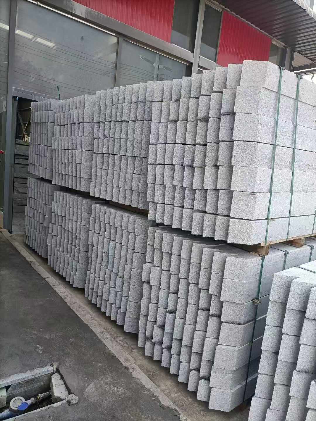 浙江芝麻白树围石 树池