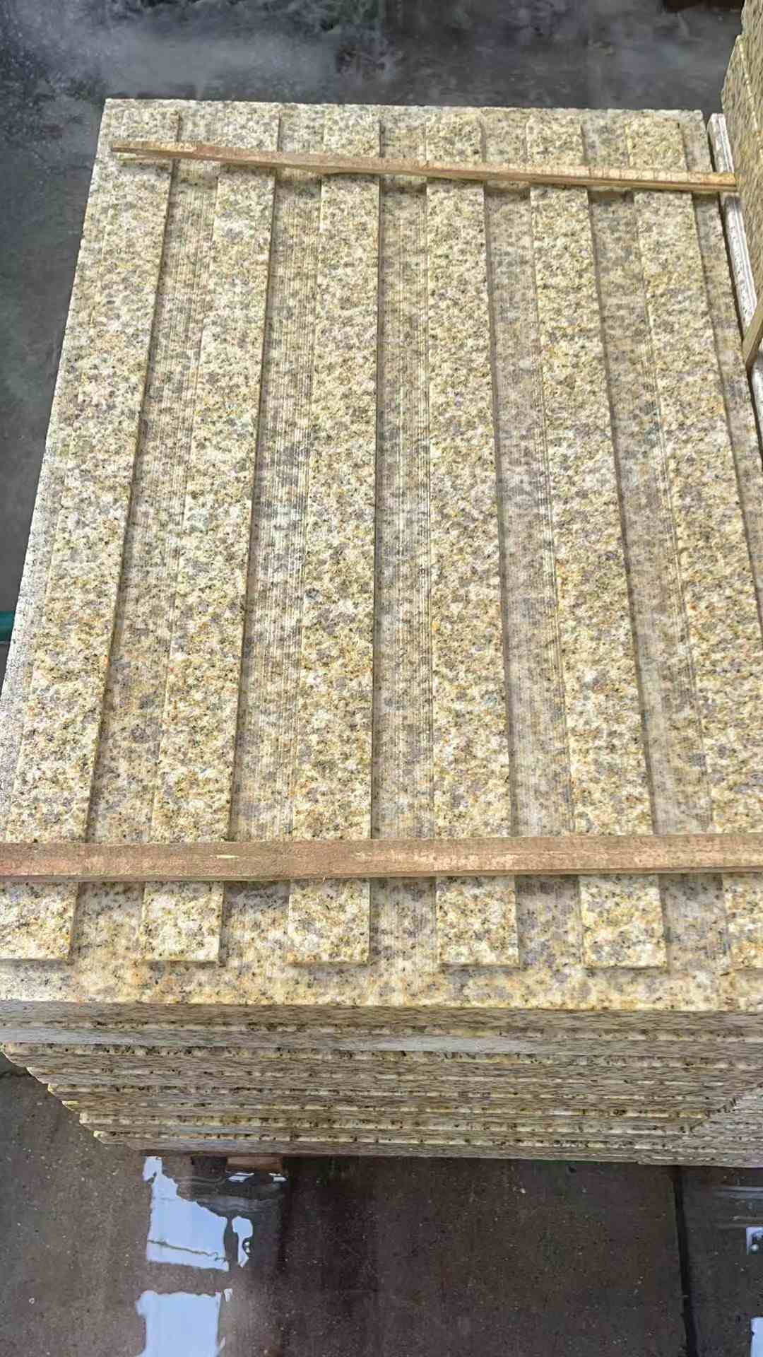 浙江黄金麻盲道 石材盲道